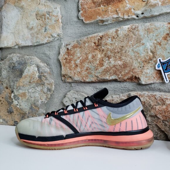 Nike KD 6 Elite Gold Athletic Basketball Mens Sz 12 Very RARE PROMO SAMPLE Shoes main image 9